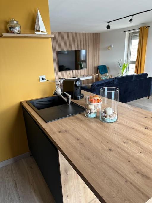 Appart 4 Pers Plage Vue Mer カレー エクステリア 写真
